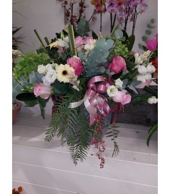 composizione fiori freschi in vaso